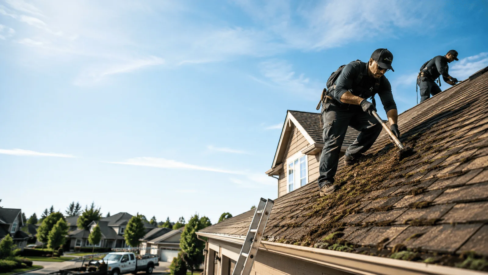 Roof Moss Removal in Granton, WI near me
